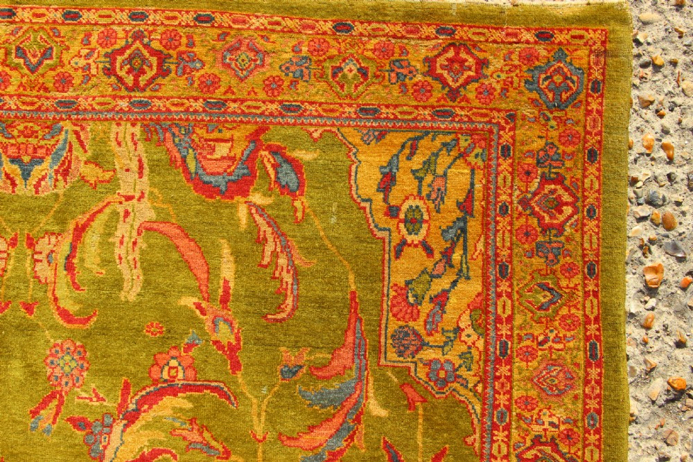 145 x 198 Fantastic Small, Very Fine Antique Ziegler Rug View V