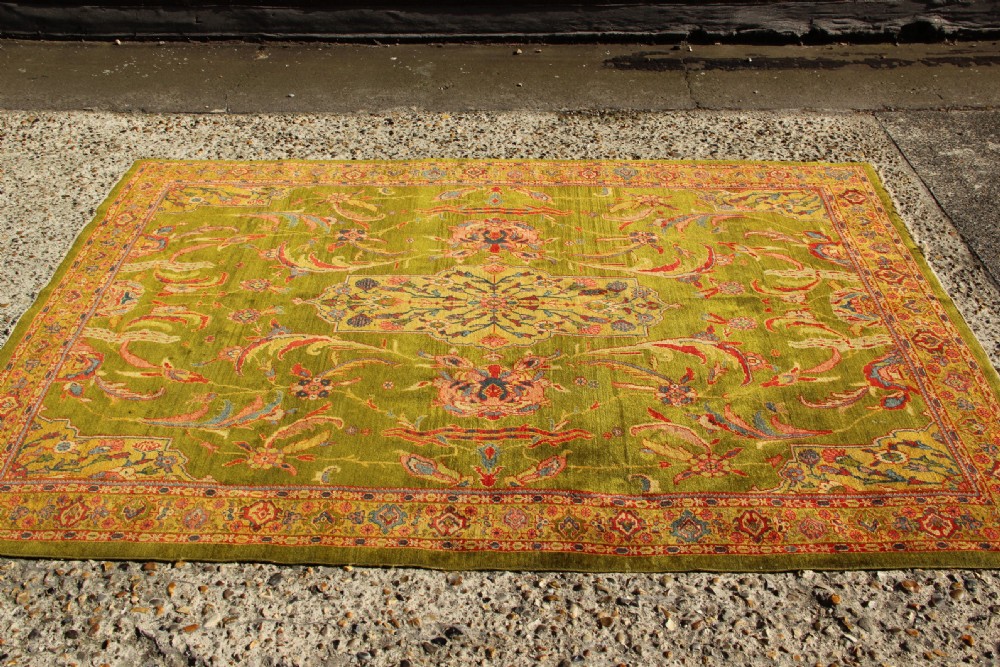 145 x 198 Fantastic Small, Very Fine Antique Ziegler Rug View VI