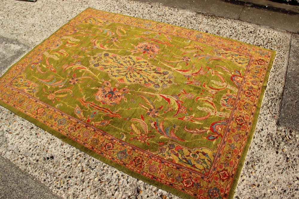 145 x 198 Fantastic Small, Very Fine Antique Ziegler Rug View XI