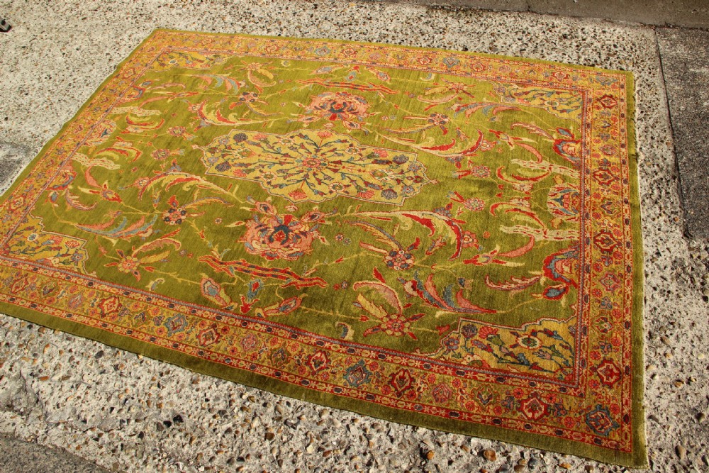 145 x 198 Fantastic Small, Very Fine Antique Ziegler Rug View XII