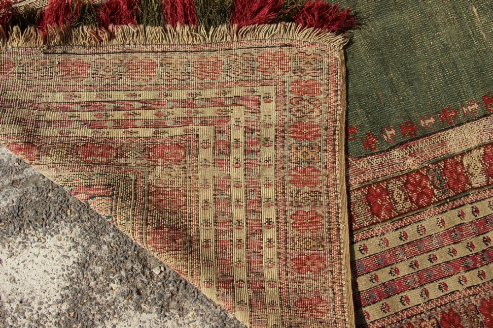 102 x 164cm Early 19th Century Ghiordes Prayer Rug View VII
