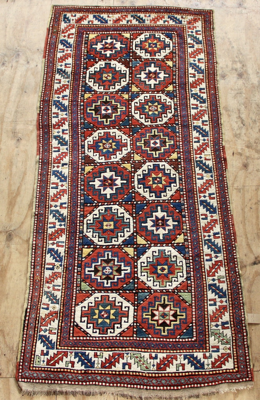 109 x 243cm Antique Genje Kazak