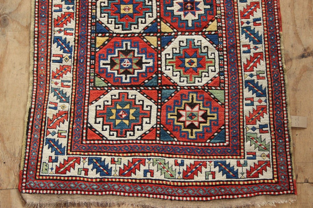 109 x 243cm Antique Genje Kazak View II