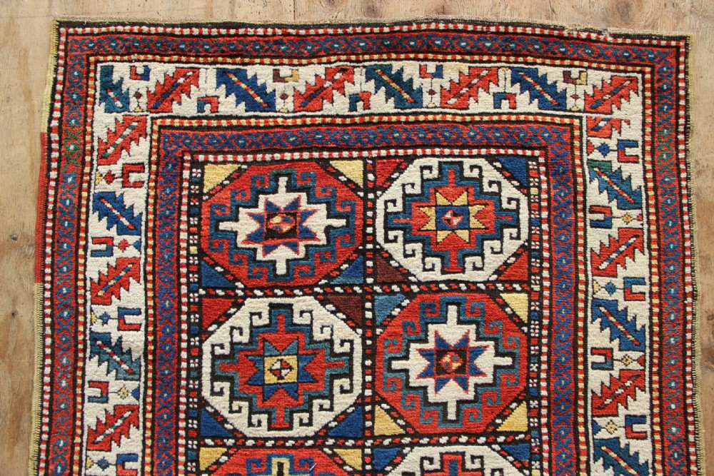 109 x 243cm Antique Genje Kazak View V