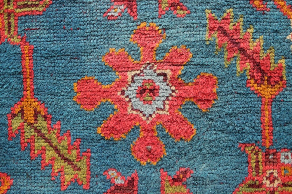 120 x 400cm Fabulous Light Blue Oushak / Ushak Turkey Runner View V