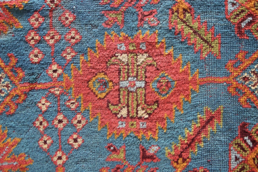 120 x 400cm Fabulous Light Blue Oushak / Ushak Turkey Runner View XIV
