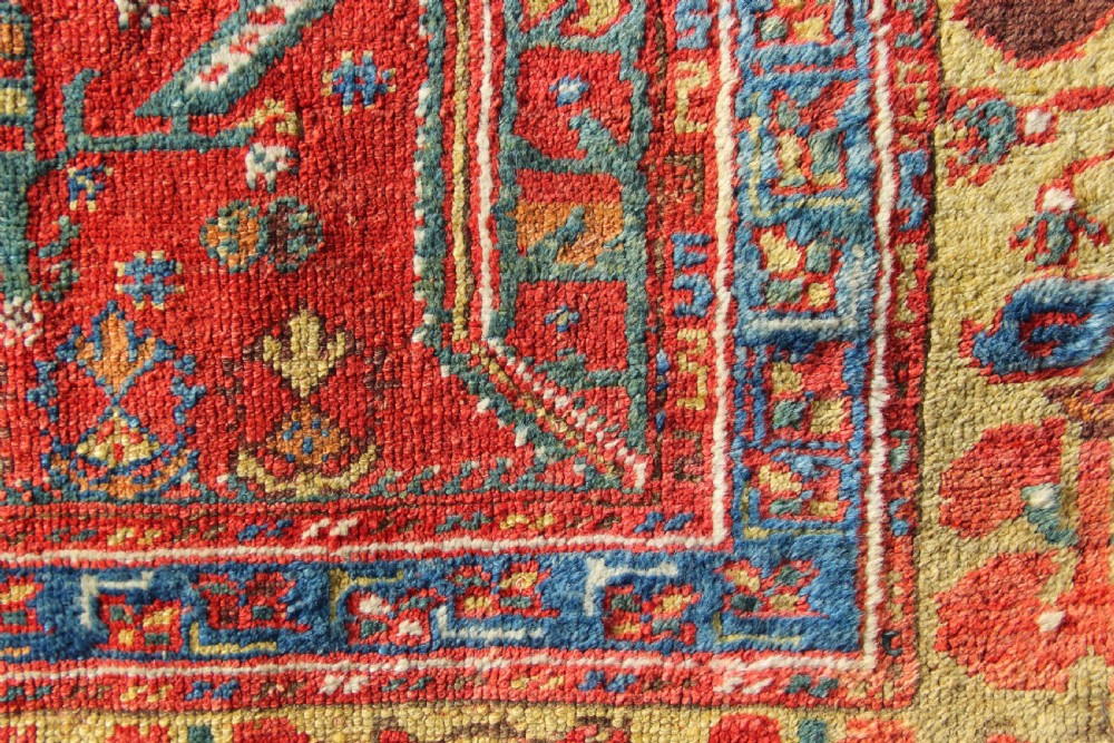 131 x 140 18th Century Turkish Village Prayer Rug, Dazkiri View VIII