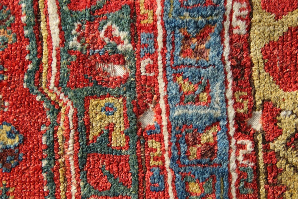 131 x 140 18th Century Turkish Village Prayer Rug, Dazkiri View XIII