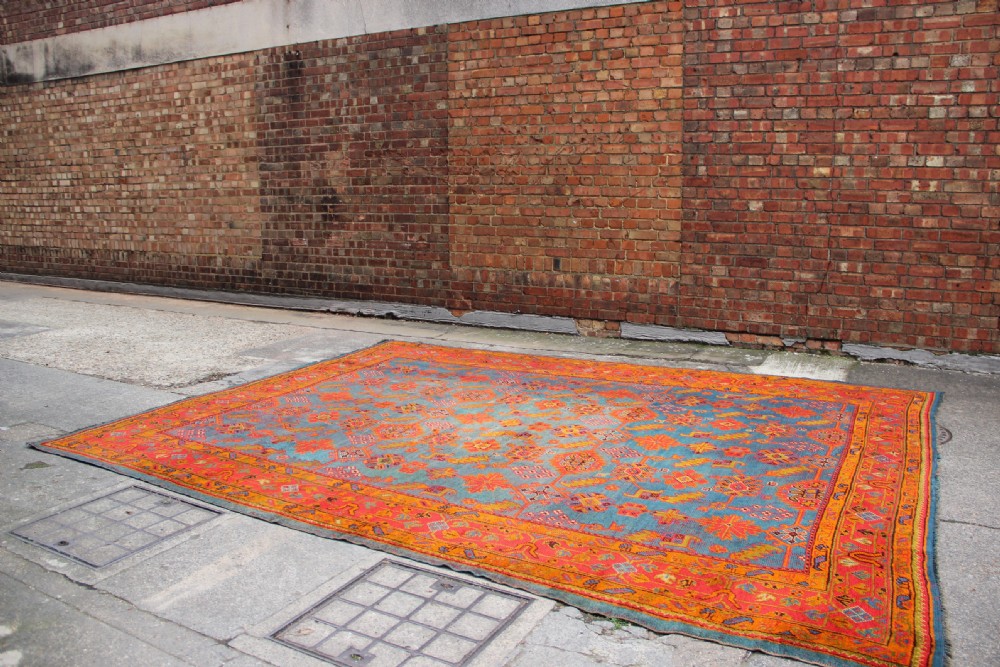 302 x 394 cm Antique Oushak Ushak Carpet View VI