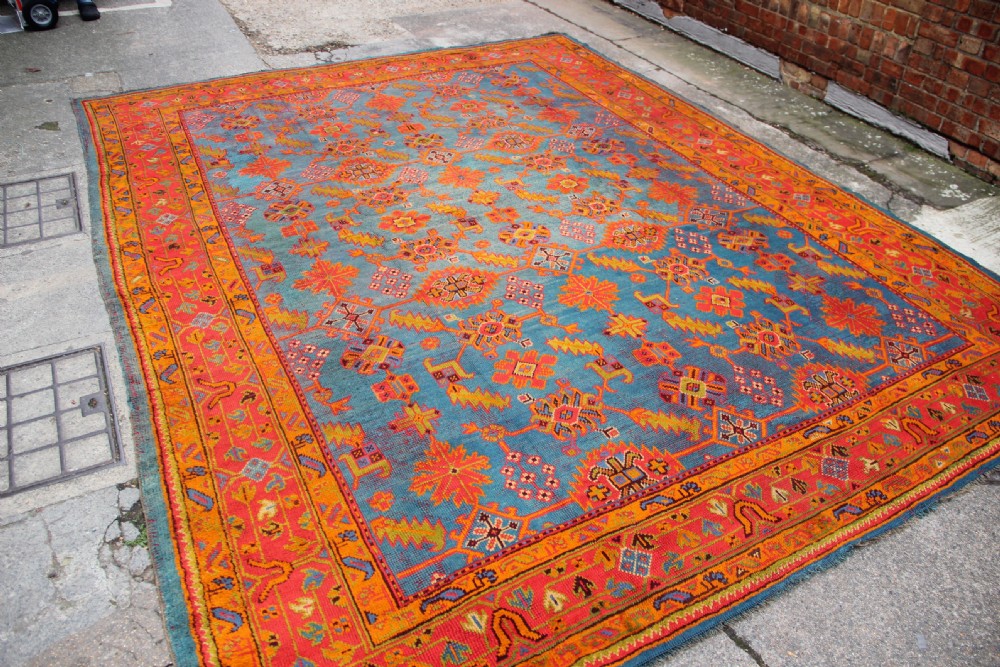 302 x 394 cm Antique Oushak Ushak Carpet View VII