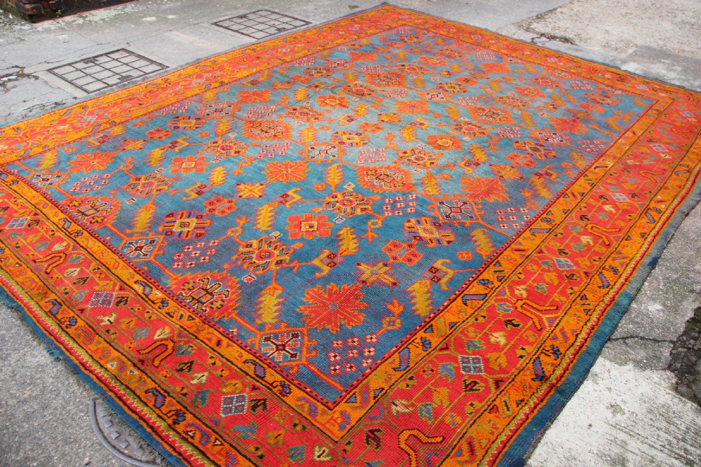 302 x 394 cm Antique Oushak Ushak Carpet View VIII