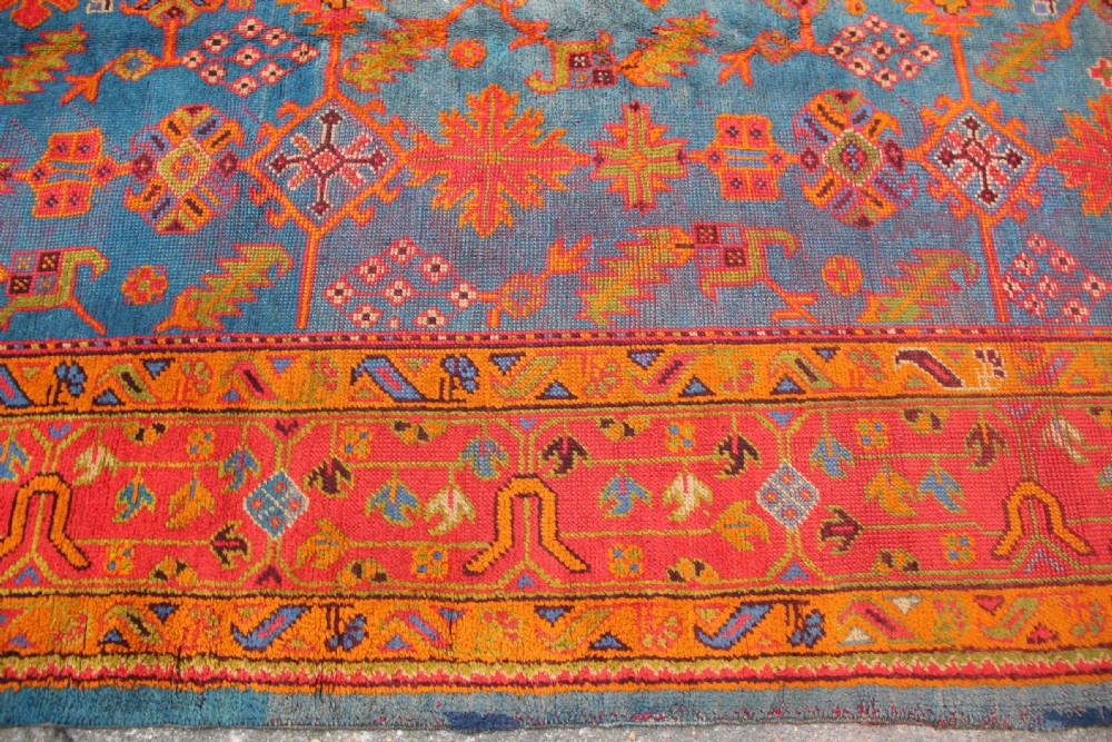 302 x 394 cm Antique Oushak Ushak Carpet View X