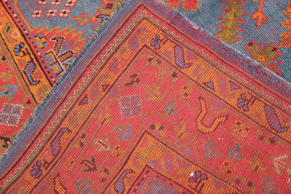 302 x 394 cm Antique Oushak Ushak Carpet View XV