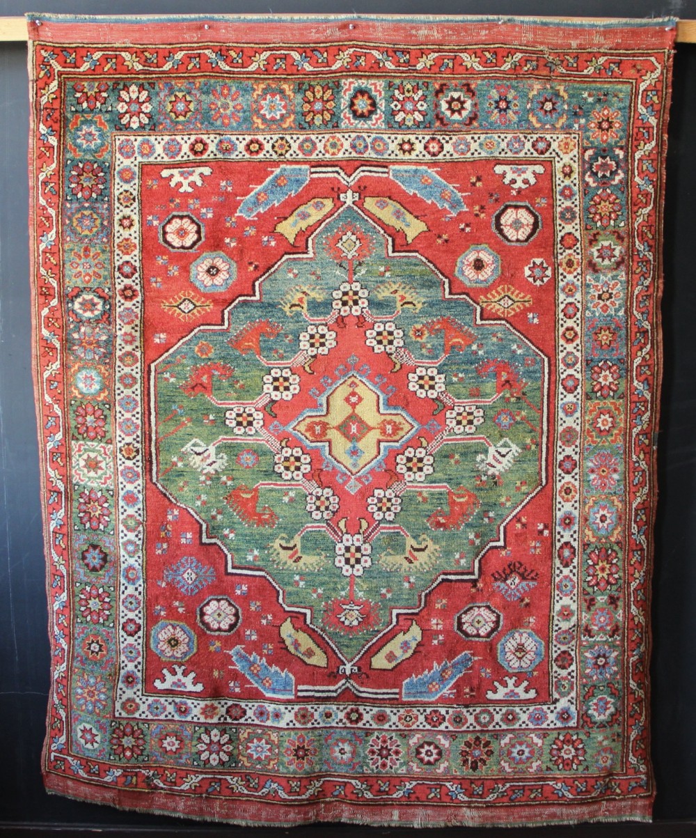 132 x 170cm Early 19th Century Dazkiri Turkish Village Rug