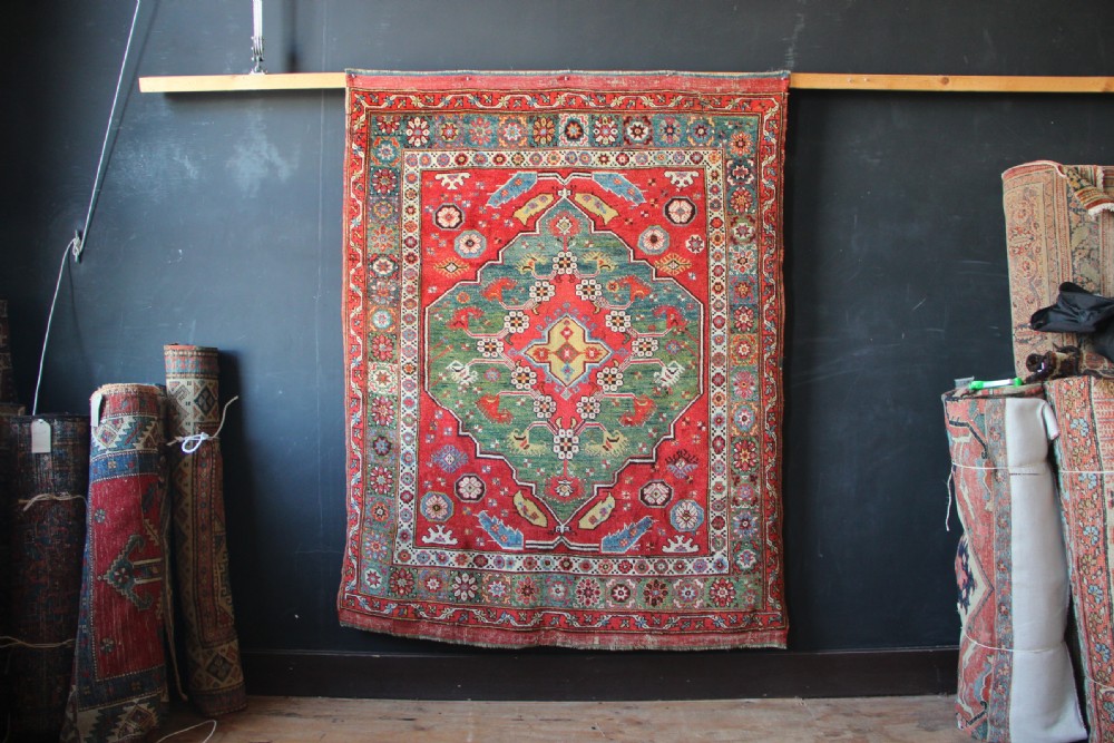 132 x 170cm Early 19th Century Dazkiri Turkish Village Rug View II
