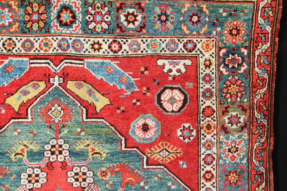 132 x 170cm Early 19th Century Dazkiri Turkish Village Rug View IV