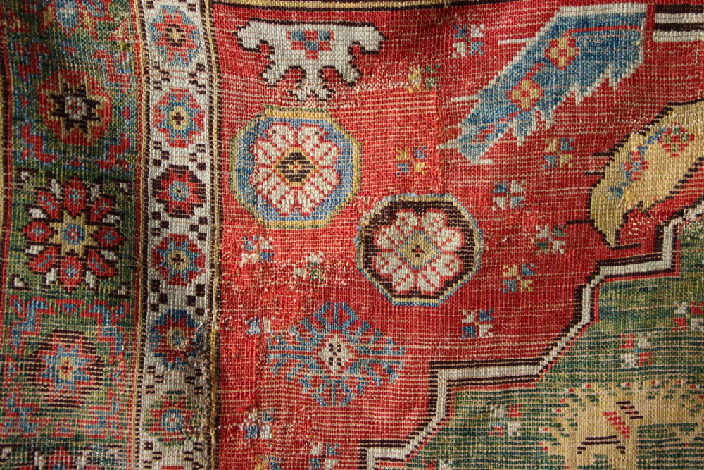 132 x 170cm Early 19th Century Dazkiri Turkish Village Rug View X