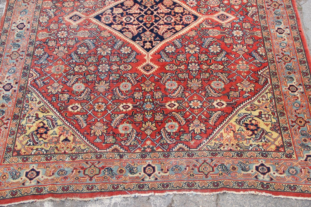 253 x 308 Antique Small Mahal Carpet View II