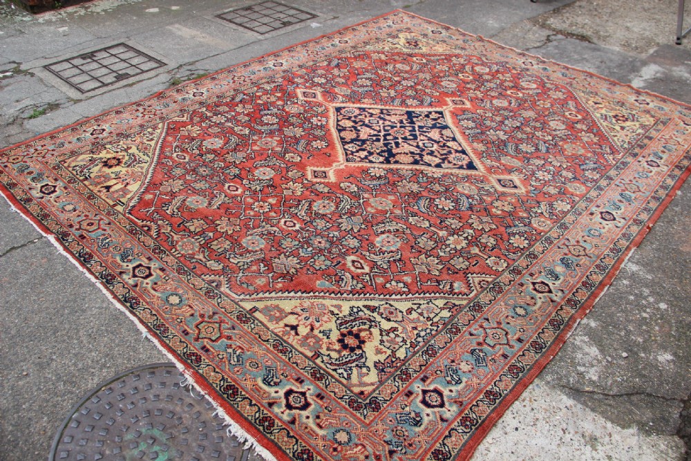 253 x 308 Antique Small Mahal Carpet View III