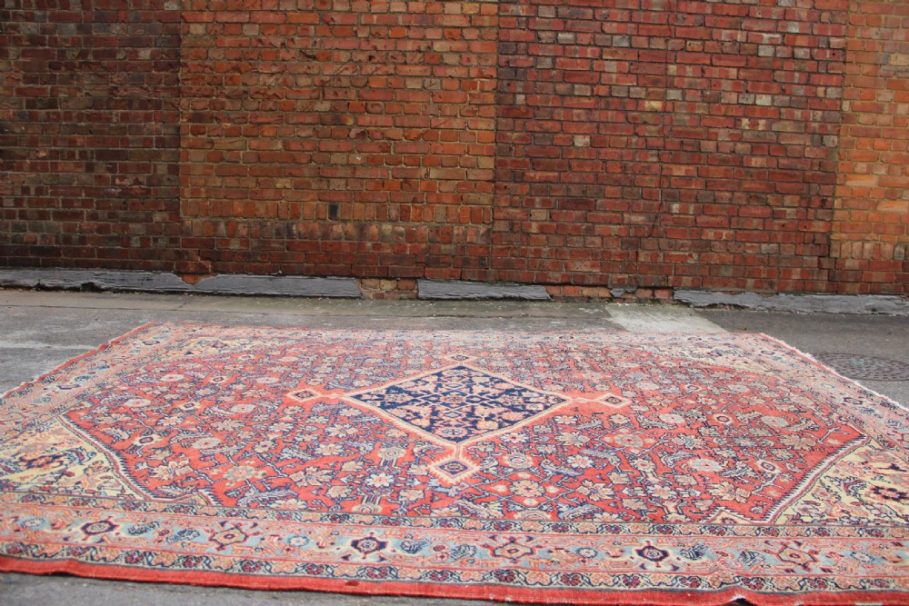 253 x 308 Antique Small Mahal Carpet View V