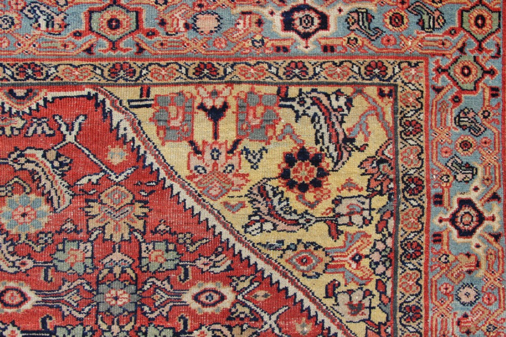 253 x 308 Antique Small Mahal Carpet View XII