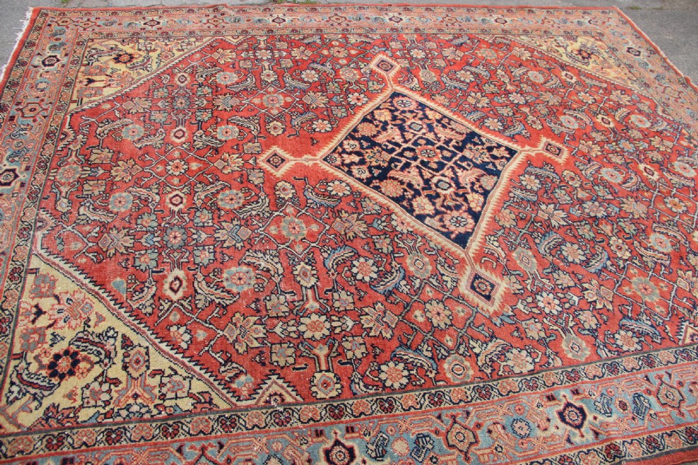 253 x 308 Antique Small Mahal Carpet View XIII