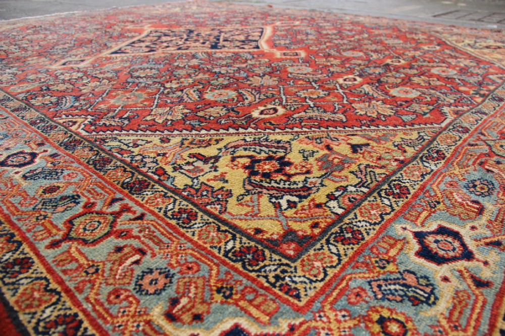 253 x 308 Antique Small Mahal Carpet View XIV