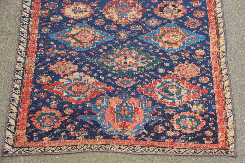 129 x 251 Dated 1312 Antique Sumac Rug View II