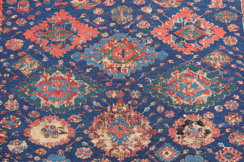 129 x 251 Dated 1312 Antique Sumac Rug View IV