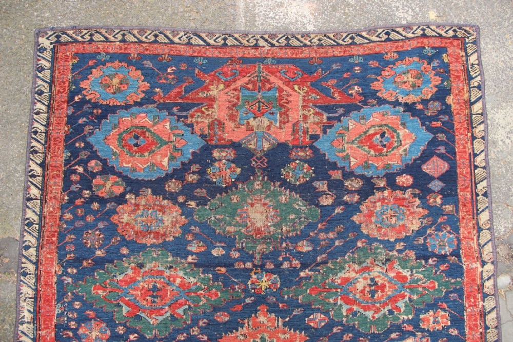 129 x 251 Dated 1312 Antique Sumac Rug View VII