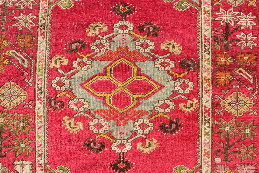 129 x 224cm Antique Ghiordes Anatolian Rug View VI