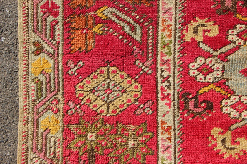 129 x 224cm Antique Ghiordes Anatolian Rug View VII