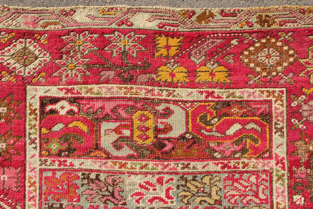 129 x 224cm Antique Ghiordes Anatolian Rug View VIII