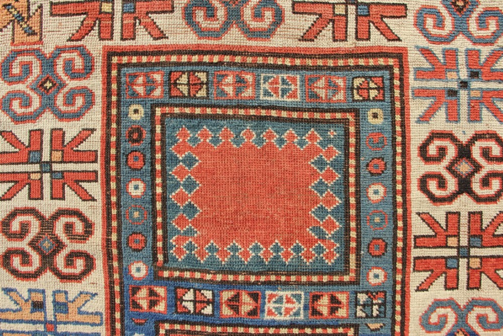 122 x 210cm Antique Kazak Rug View VII