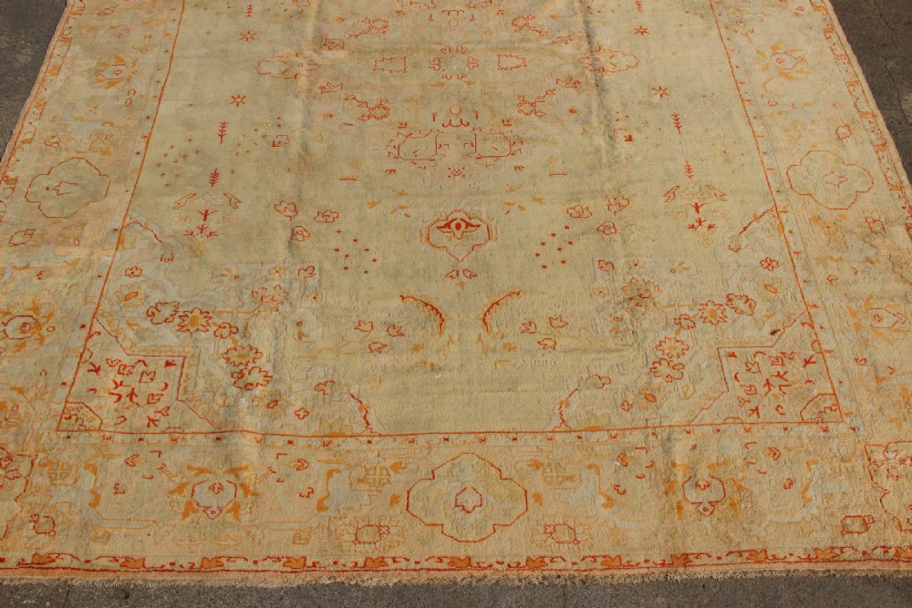 351 x 455cm Antique Borlu Oushak Carpet View II