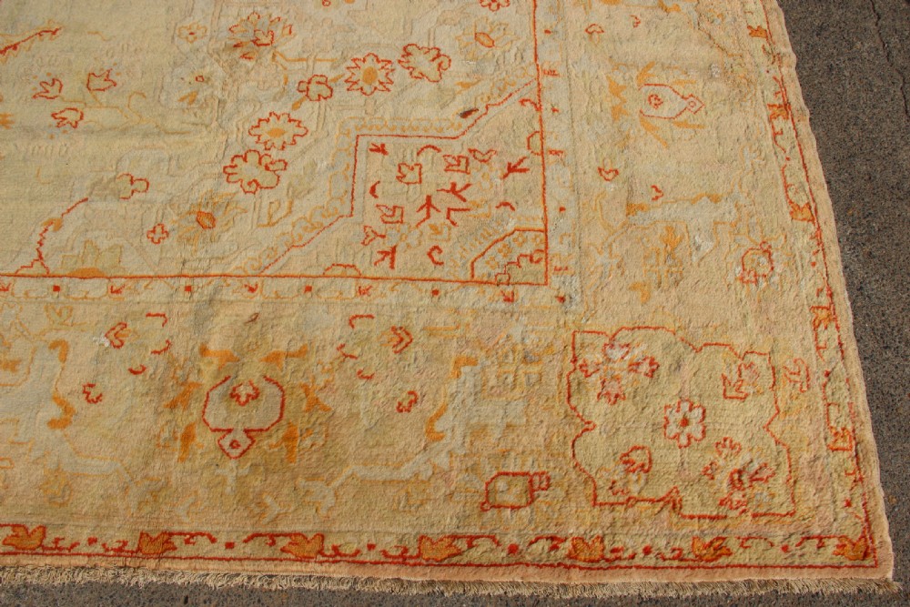 351 x 455cm Antique Borlu Oushak Carpet View III