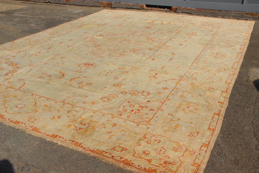 351 x 455cm Antique Borlu Oushak Carpet View VI