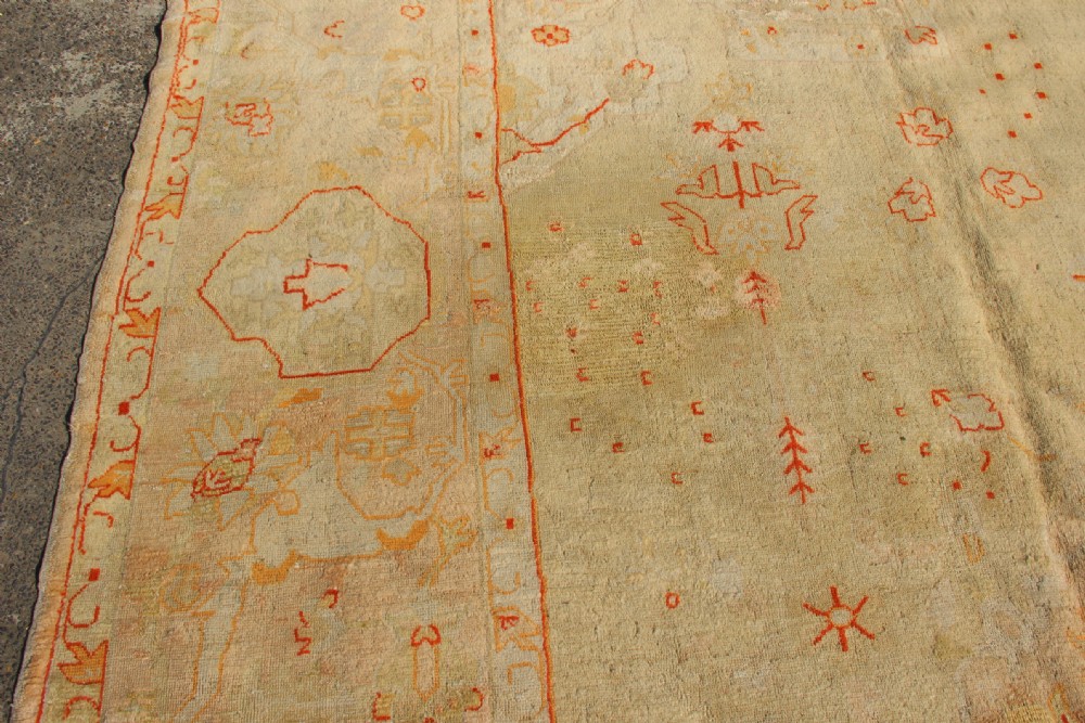 351 x 455cm Antique Borlu Oushak Carpet View XI