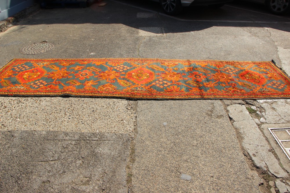 96 x 363 Antique Oushak Runner View V