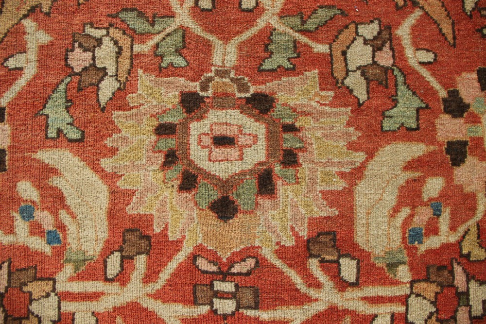 315 x 426 Antique Terracotta Mahal Carpet View III