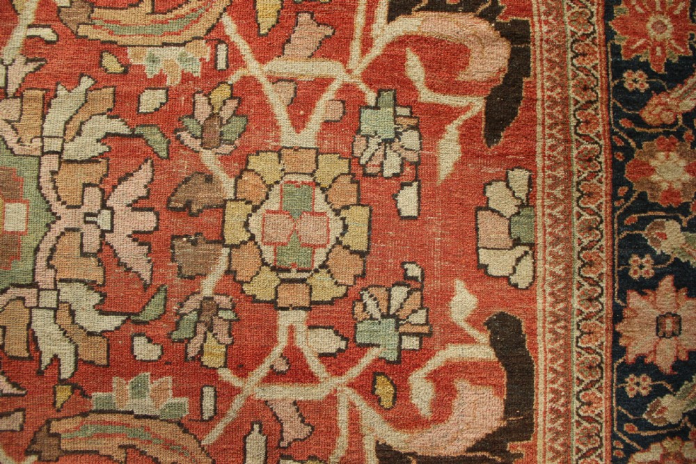 315 x 426 Antique Terracotta Mahal Carpet View V