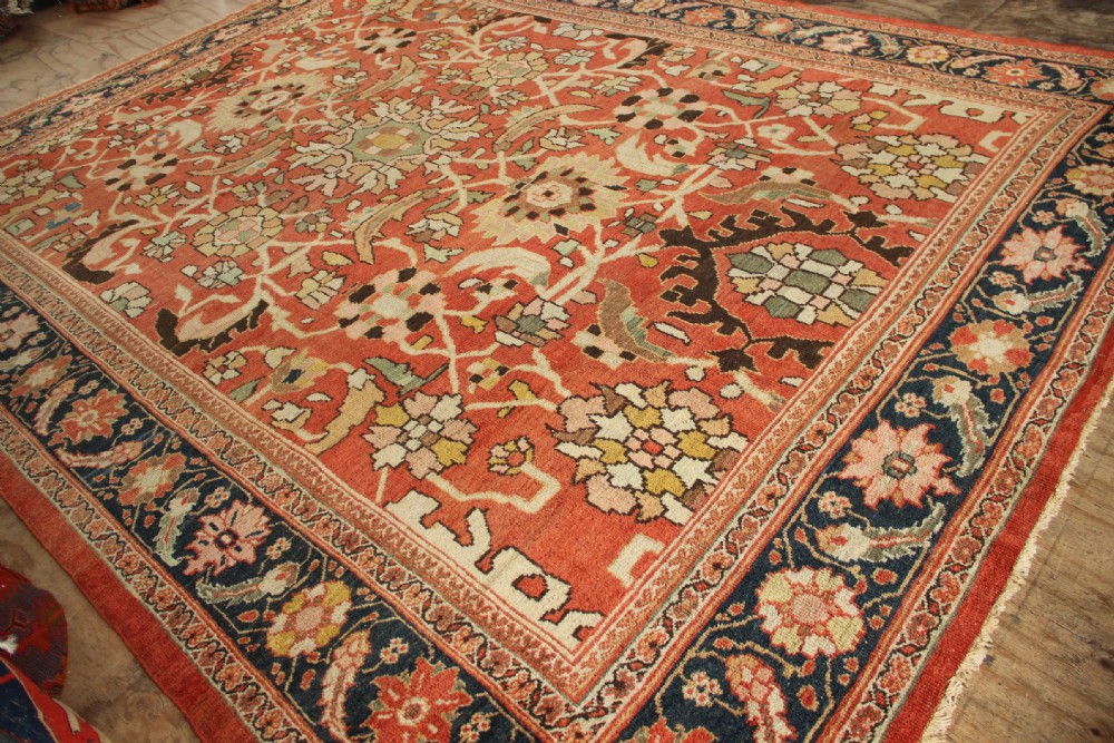 315 x 426 Antique Terracotta Mahal Carpet View VIII