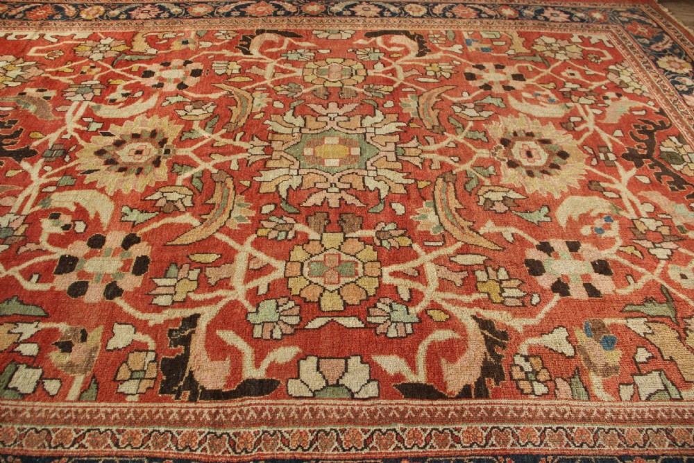 315 x 426 Antique Terracotta Mahal Carpet View X