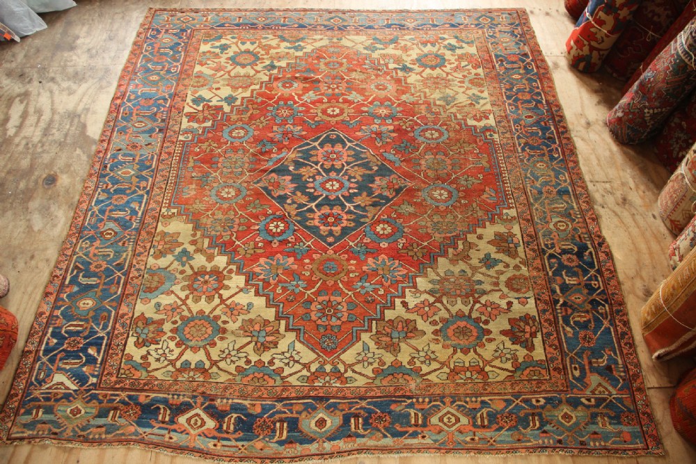300 x 327 Antique Mina Khani Heriz Carpet