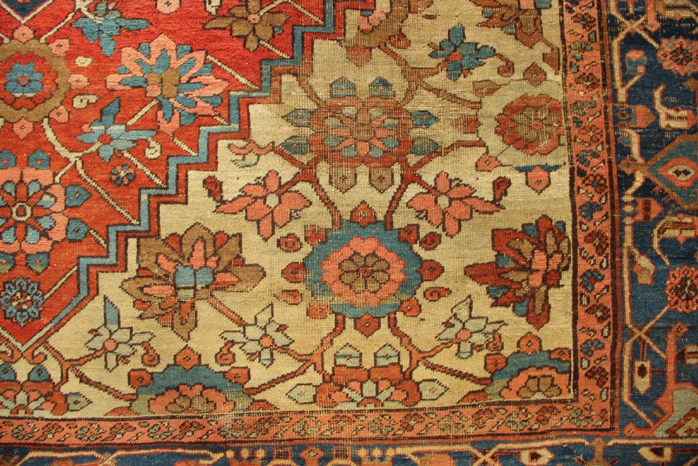 300 x 327 Antique Mina Khani Heriz Carpet View II