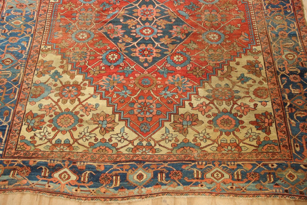 300 x 327 Antique Mina Khani Heriz Carpet View III