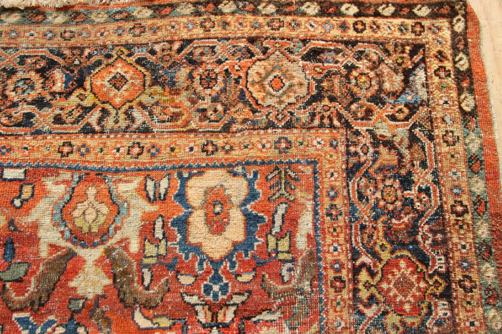320 x 344cm Unusually Square Antique Mahal Carpet View VII