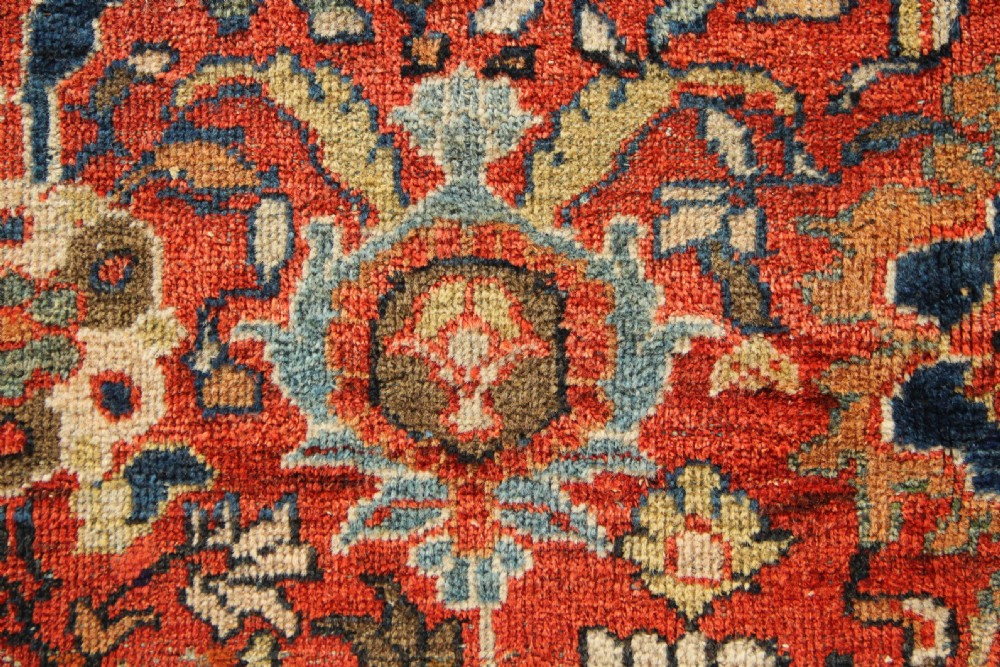320 x 344cm Unusually Square Antique Mahal Carpet View X