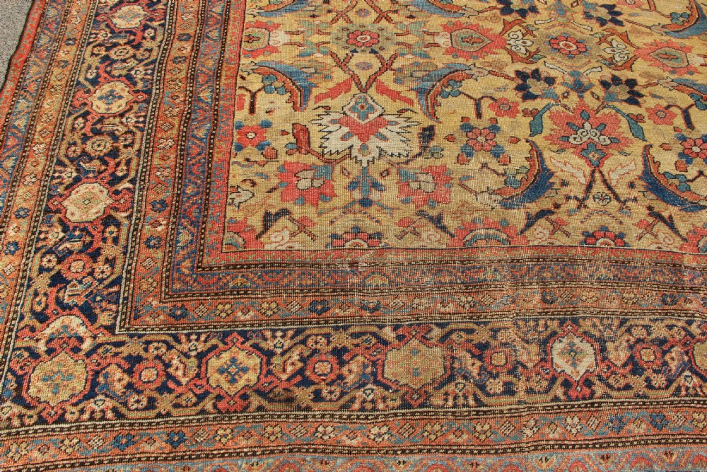 452 x 530cm Golden Field Fereghan Carpet View III