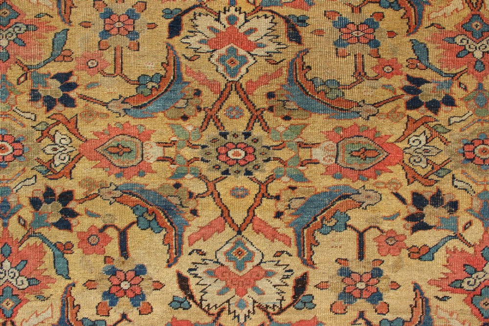 452 x 530cm Golden Field Fereghan Carpet View IV